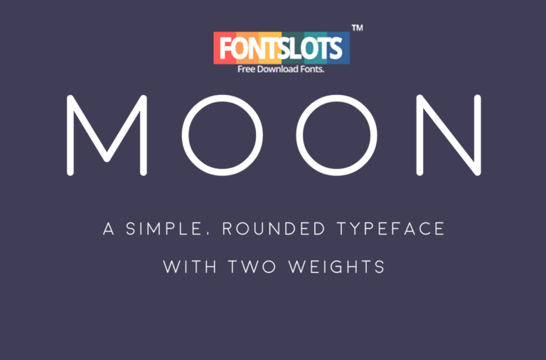 Moon Font | Font Slots