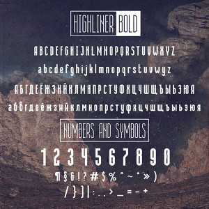 Highliner font | Font Slots
